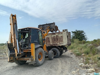 Ağdaşda təmizlik aksiyası keçirilib.