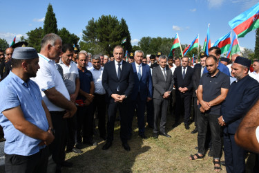 Ağdaşda şəhid Yasin Əbdürəhmanovun cənazəsi son mənzilə yola salınıb.