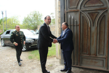 Ağdaş rayonunda şəhid ailələrinin ziyarəti davam etdirilir