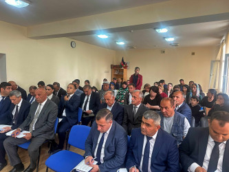Nehrəxəlil kəndində sakinlərin müraciətləri dinlənilib