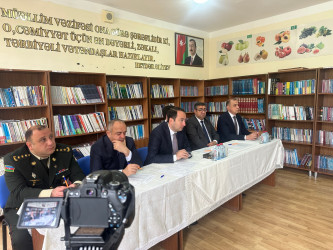 Cardam kəndində sakinlərin müraciətləri dinlənildi