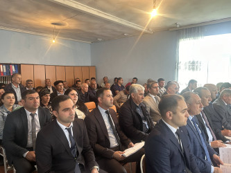 Hapıtlı kəndində sakinlərin müraciətləri dinlənilib