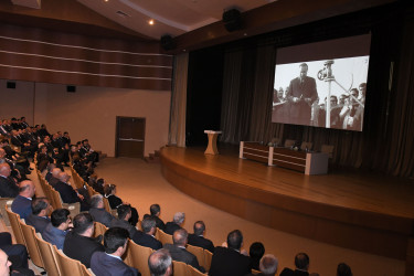 Ağdaşda “Heydər Əliyev və Azərbaycançılıq məfkurəsi” mövzusunda konfrans keçirilib.