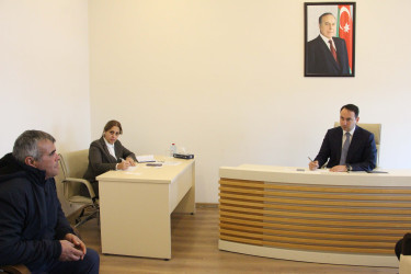 Ağdaş Rayon İcra Hakimiyyətində növbəti  vətəndaş qəbulu keçirilib