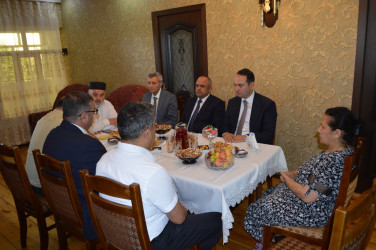 Orta Ləki kəndində şəhidimiz Məhəmməd Nəbiyevin ailəsi ziyarət olunub.
