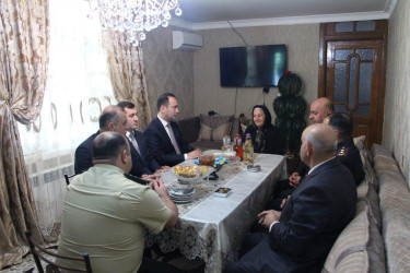 Ərəbocağı kəndində şəhidimiz Sərdar Həmidovun ailəsi ziyarət olunub