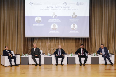Ağdaşda “Əmək münasibətləri və məşğulluq: müasir çağırışlar və rəqəmsal həllər” mövzusunda konfrans keçirilib