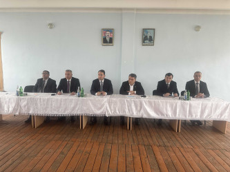 Ləki qəsəbəsində sakinlərin müraciətləri dinlənilib
