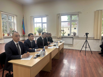 Gürcüva kəndində sakinlərin müraciətləri dinlənildi