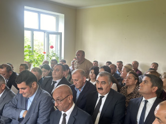 Şordəhnə kəndində sakinlərin müraciətləri dinlənilib