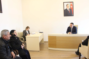 Ağdaş Rayon İcra Hakimiyyətində növbəti  vətəndaş qəbulu keçirilib