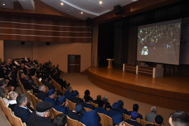 Ağdaşda “Ulu Öndər və milli-mənəvi dəyərlər” mövzusunda tədbir keçirilib.