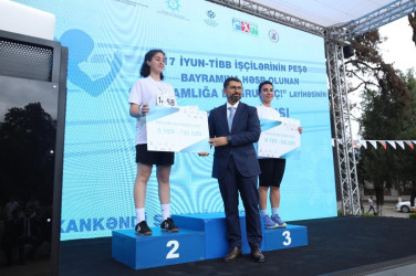 Həmyerlimiz “Sağlamlığa Doğru Qaç!” layihəsinin finalında birinci yerin qalibi olub