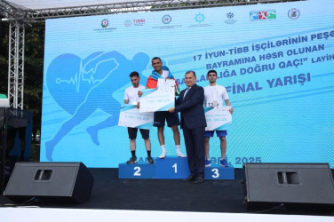 Həmyerlimiz “Sağlamlığa Doğru Qaç!” layihəsinin finalında birinci yerin qalibi olub