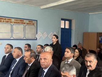 Hapıtlı kəndində sakinlərin müraciətləri dinlənilib