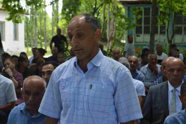 Davudlu kəndində sakinlərin müraciətləri dinlənilib