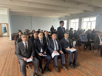 Ləki qəsəbəsində sakinlərin müraciətləri dinlənilib