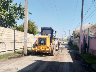 Ağdaş şəhərinin daha 6 küçəsində əsaslı təmir işlərinə başlanılıb