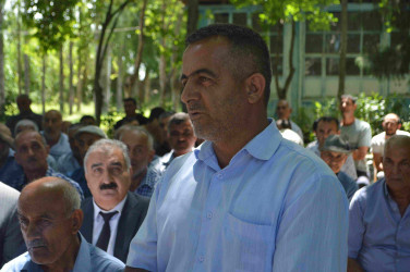 Davudlu kəndində sakinlərin müraciətləri dinlənilib