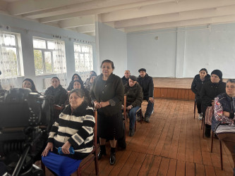 Ləki qəsəbəsində sakinlərin müraciətləri dinlənilib