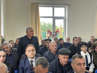 Gürcüva kəndində sakinlərin müraciətləri dinlənildi
