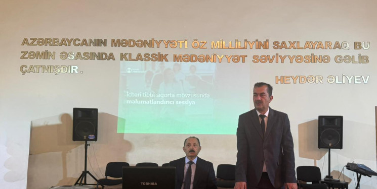 Ağdaşda icbari tibbi sığorta ilə bağlı maarifləndirici tədbir keçirilib