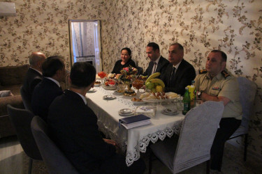 Pirkəkə kəndində şəhidlərimizin ailələri ziyarət olunub
