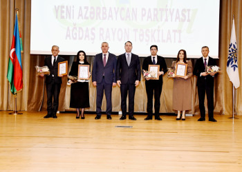 Yeni Azərbaycan Partiyası Ağdaş rayon təşkilatının yaranmasının 30-cu ildönümü qeyd olunub