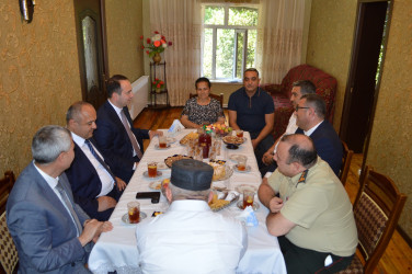 Orta Ləki kəndində şəhidimiz Məhəmməd Nəbiyevin ailəsi ziyarət olunub.