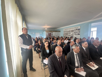Ərəbocağı kəndində sakinlərin müraciətləri dinlənilib